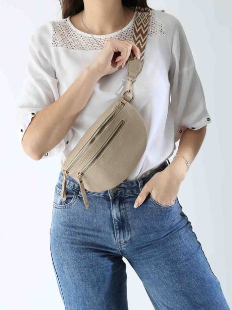 Sac Banane Miniprix Gris sangle 1 vue secondaire 1