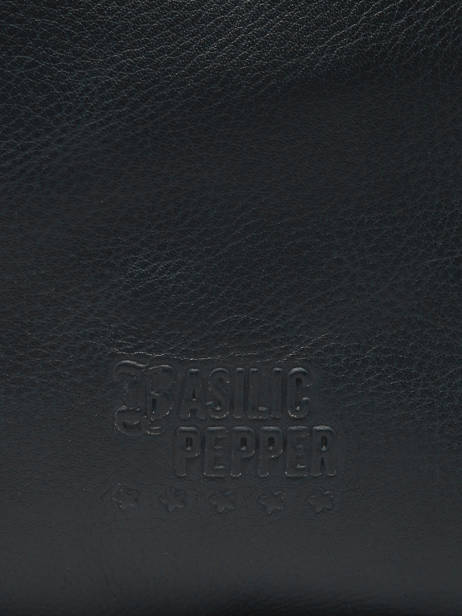 Shoulder Bag Cow Leather Basilic pepper Black cow BCOW2M other view 5