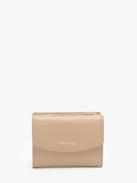 Wallet Hexagona Beige cali 258399