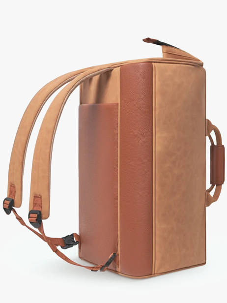 Sac De Voyage Cabine Sac à Dos Travel Cabaia Marron travel DUFFV2 vue secondaire 5