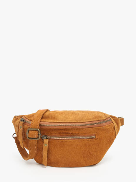 Sac Banane Milano Marron velvet VE24119