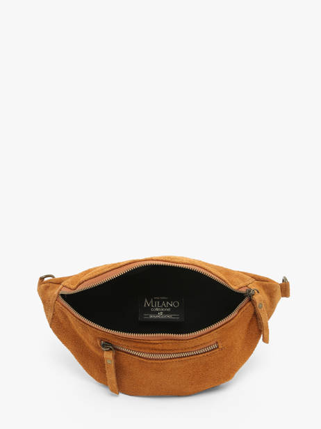 Sac Banane Milano Marron velvet VE24119 vue secondaire 3