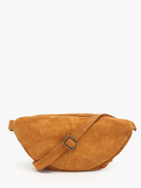 Sac Banane Milano Marron velvet VE24119 vue secondaire 4