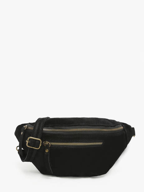 Belt Bag Milano Black velvet VE24119