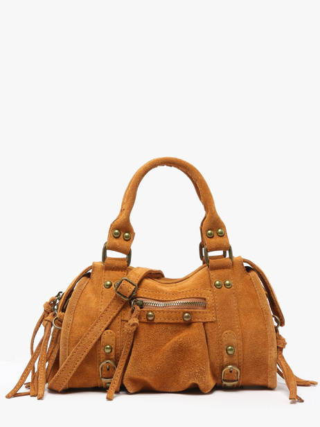 Sac Bandoulière Velvet Cuir Milano Marron velvet VE24093