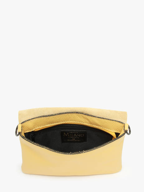 Crossbody Bag Caviar Leather Milano Yellow caviar CA22112 other view 4