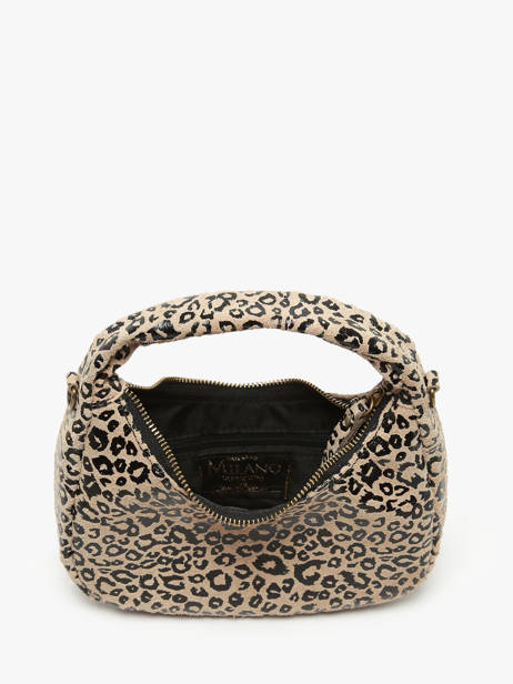 Crossbody Bag Velvet Leopardo Leather Milano Beige velvet leopardo VL24113 other view 3