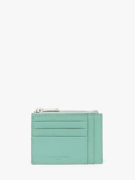 Wallet Leather Lancaster Green paris pm 22