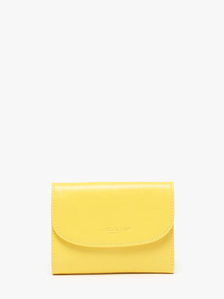 Wallet Leather Lancaster Yellow paris pm 24