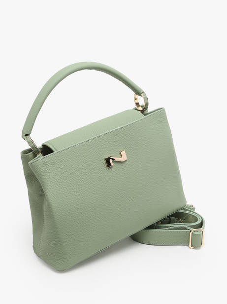 Leather Magnolia Top-handle Bag Nathan baume Green eden 3 other view 1