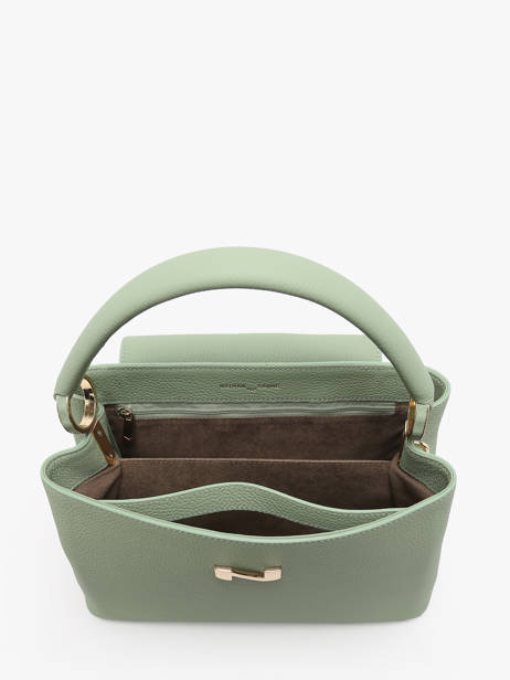 Leather Magnolia Top-handle Bag Nathan baume Green eden 3 other view 2