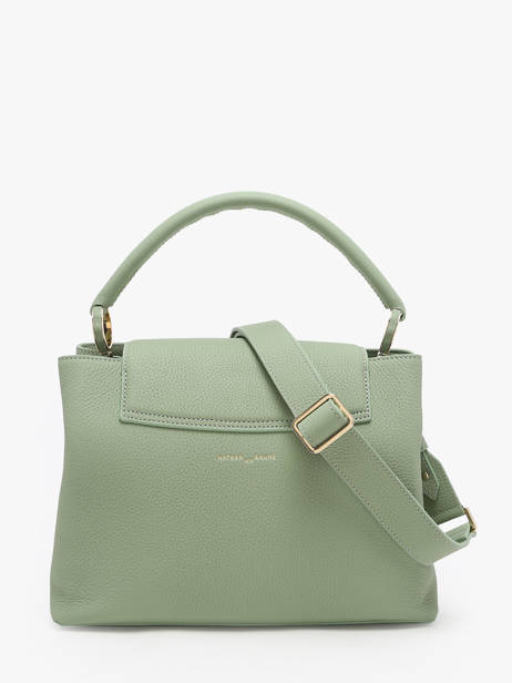 Leather Magnolia Top-handle Bag Nathan baume Green eden 3 other view 3