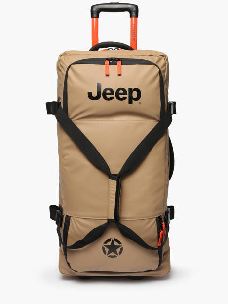 Travel Bag On Wheels Jeep Delsey Beige jeep 260