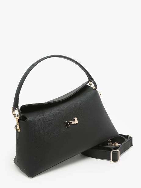 Leather Freesia Shoulder Bag Nathan baume Black eden 4 other view 2