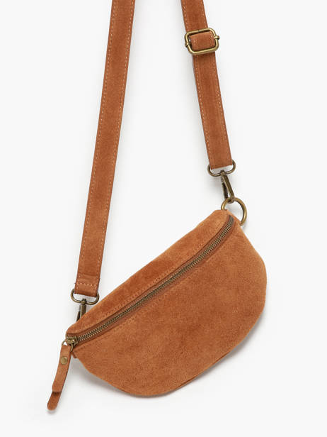 Belt Bag Milano Brown velvet VE19091 other view 2