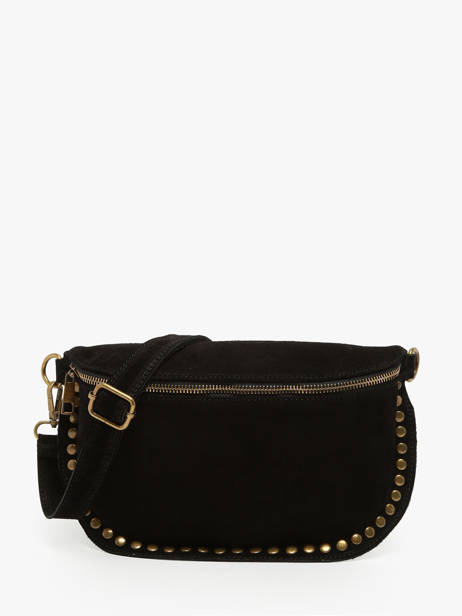 Sac Banane Milano Noir velvet VE24112