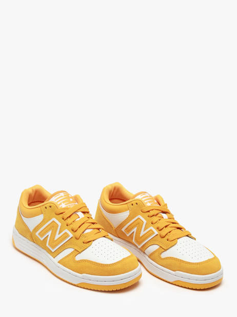 Sneakers En Cuir New balance Jaune men BB480LWA vue secondaire 1