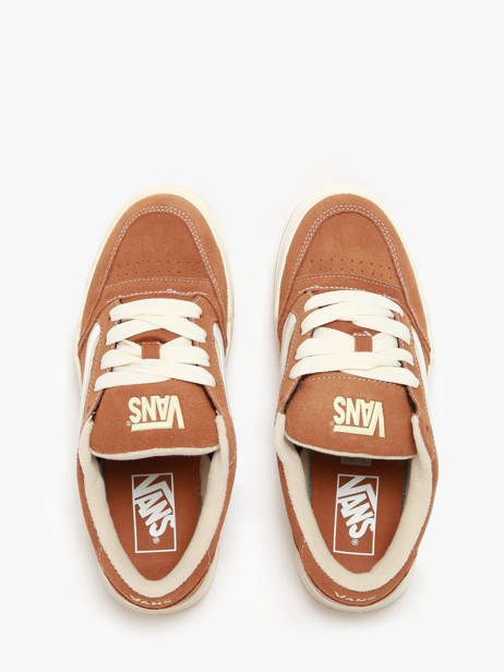 Sneakers En Cuir Vans Marron women D1JBRO vue secondaire 3