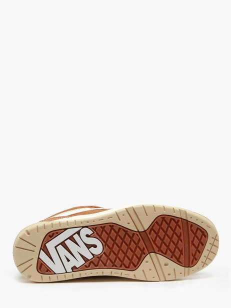 Sneakers En Cuir Vans Marron women D1JBRO vue secondaire 4