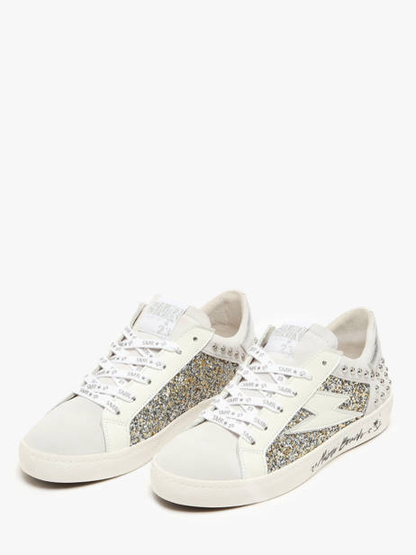 Sneakers En Cuir Semerdjian Blanc women ROYB502 vue secondaire 1