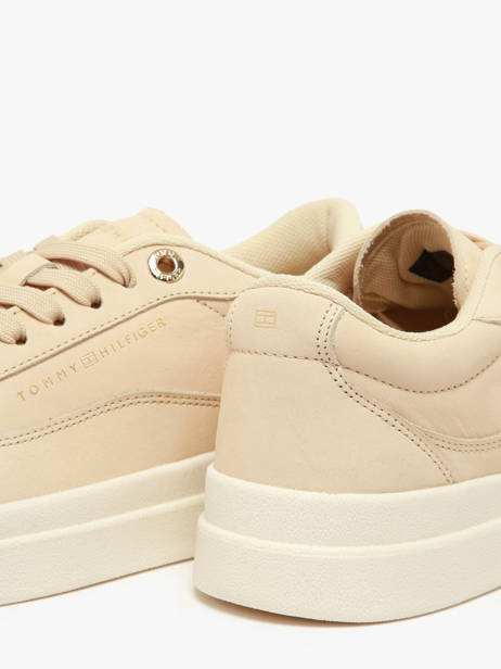 Sneakers En Cuir Tommy hilfiger Beige women 8462ACJ vue secondaire 2