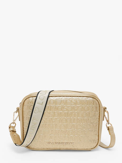 Shoulder Bag Logo Lola casademunt Gold logo 66