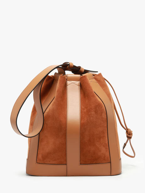 Sac Bandoulière Elles Cuir Lancel Marron elles A13360 vue secondaire 3