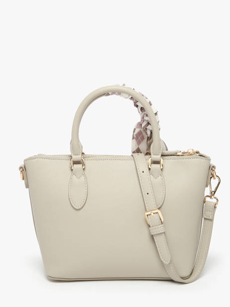 Satchel Saffiano David jones Beige saffiano CM7347 other view 4