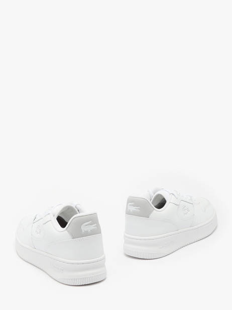 Sneakers En Cuir Lacoste Blanc men 8SMA0018 vue secondaire 3