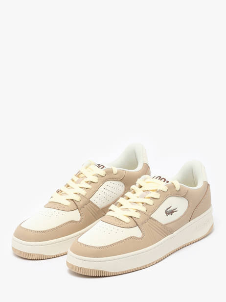 Sneakers En Cuir Lacoste Beige men 9SMA0045 vue secondaire 2