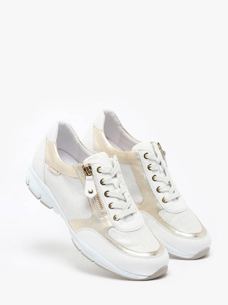 Sneakers In Leather Mephisto White women P5146918 other view 1