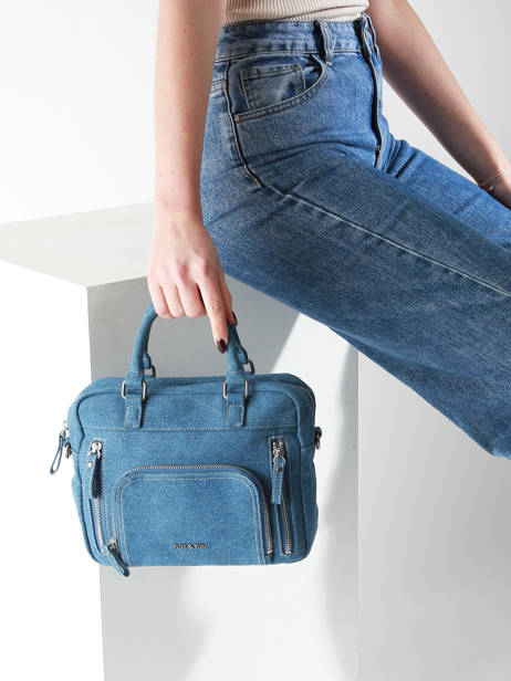 Crossbody Bag Denim Cotton Nat et nin Blue denim DE other view 1