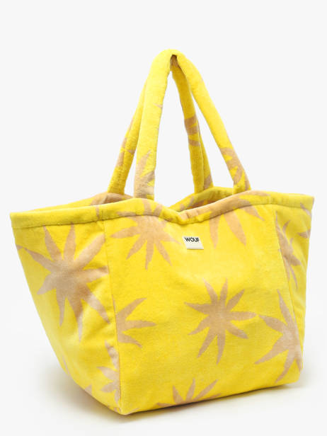 Shopping Bag Fuerteventura Wouf Yellow fuerteventura XLTO2509 other view 2