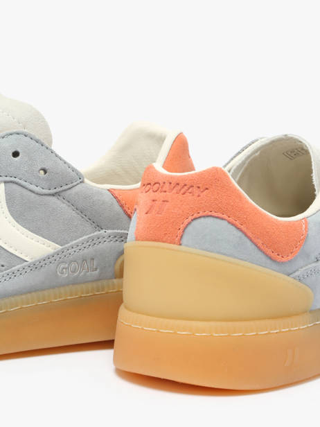 Sneakers Goal In Leather Coolway Gray men 8603602 other view 3