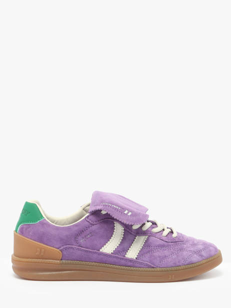 Sneakers Becks X In Leather Coolway Violet women 7603185