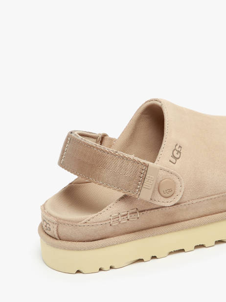 Slippers In Leather Ugg Beige women 1138252 other view 2