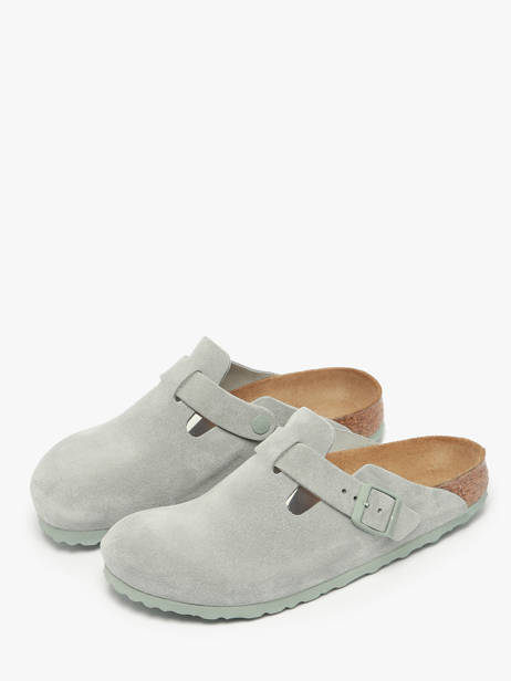 Mules En Cuir Birkenstock Bleu women 1029214 vue secondaire 1