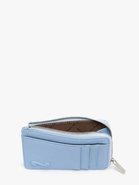 Leather Coin Purse With Card Slots Nathan baume Blue original n 217N other view 1