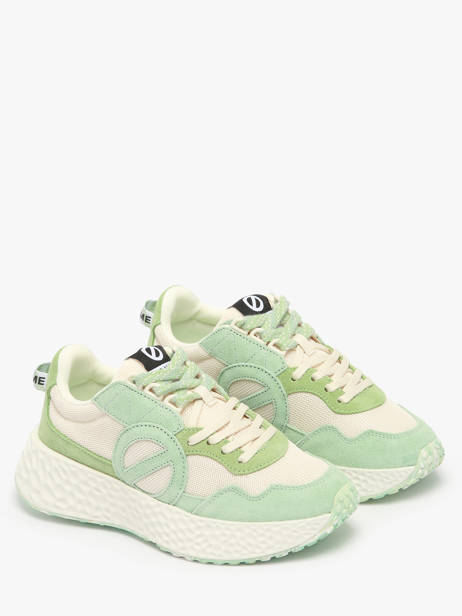 Sneakers En Cuir No name Vert women CMKSDS2Z vue secondaire 1