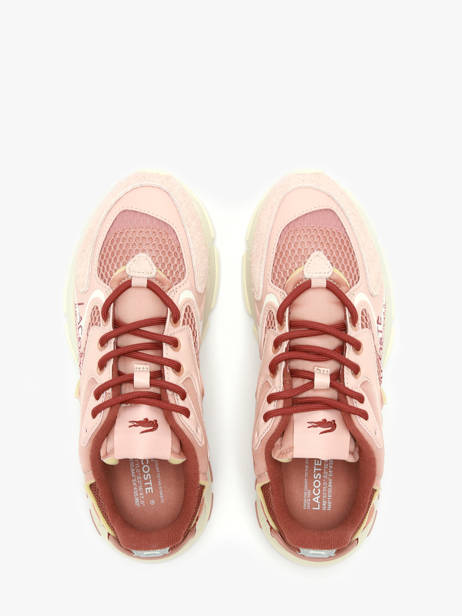 Sneakers Lacoste Pink women 9SFA0006 other view 3