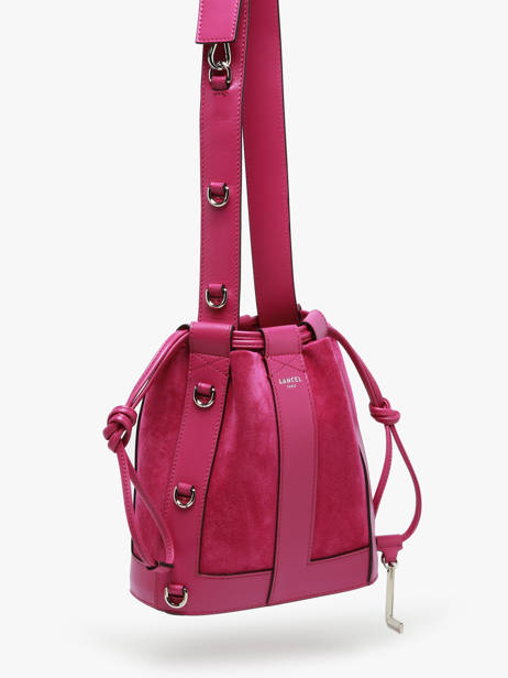 Sac Seau S Elles Cuir Lancel Rose elles A13359 vue secondaire 2