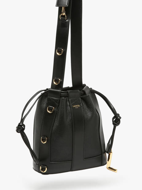 Crossbody Bag Elles Leather Lancel Black elles A13357 other view 2