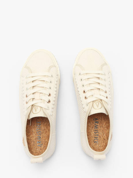 Sneakers Armistice Blanc women GANATAVE vue secondaire 3