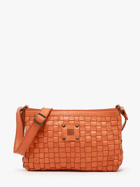 Leather Crossbody Bag Heritage Biba Orange heritage KA9