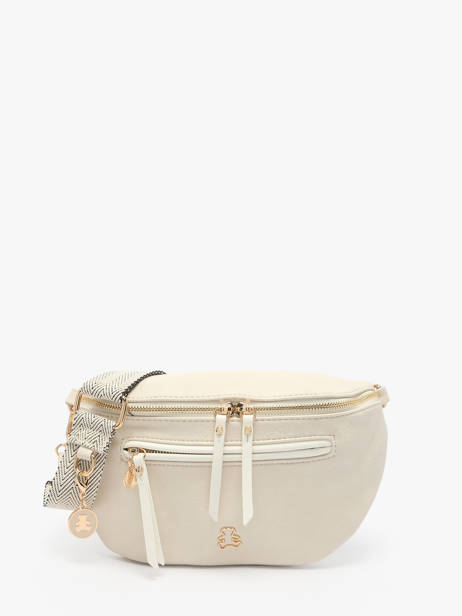 Belt Bag Lulu castagnette Beige zip YSALINE