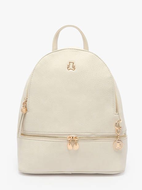 Backpack Lulu castagnette Beige zip WILLO