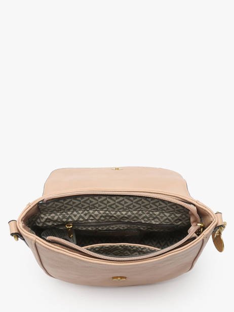 Sac Bandoulière Anneau Lulu castagnette Beige anneau YSEE vue secondaire 3