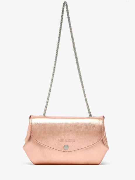 Leather Le Gustave Crossbody Bag Paul marius Pink vintage GUSTAVEP other view 2