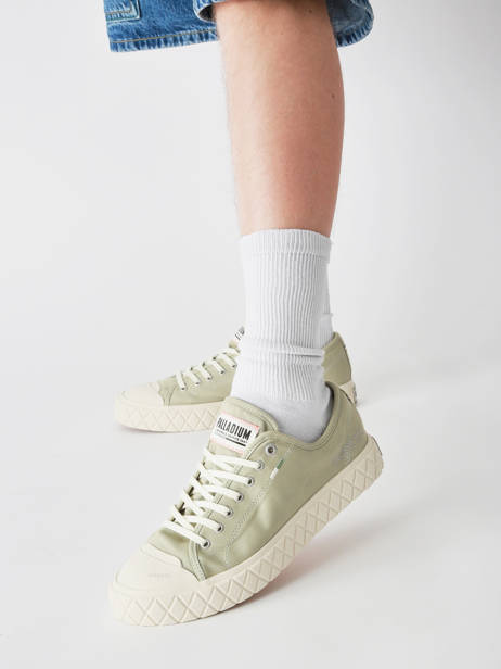 Sneakers Palladium Vert men 74447247 vue secondaire 1