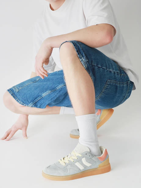 Sneakers Goal In Leather Coolway Gray men 8603602 other view 1